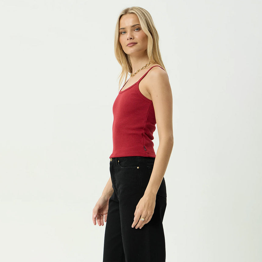 AFENDS Women's Sara Rib Singlet - Ketchup