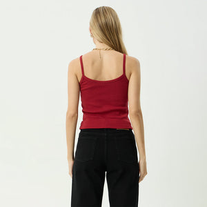 AFENDS Women's Sara Rib Singlet - Ketchup