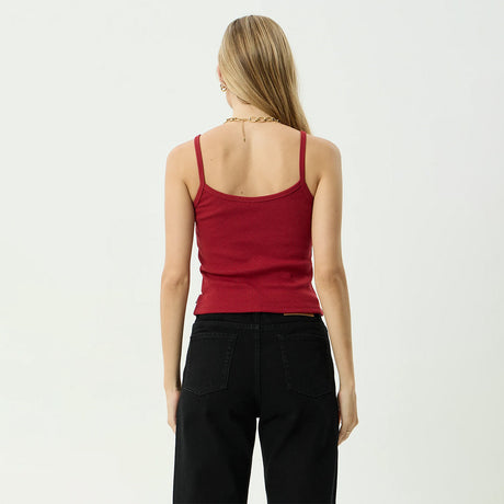 AFENDS Women's Sara Rib Singlet - Ketchup