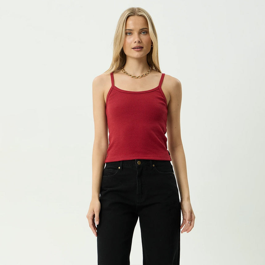 AFENDS Women's Sara Rib Singlet - Ketchup