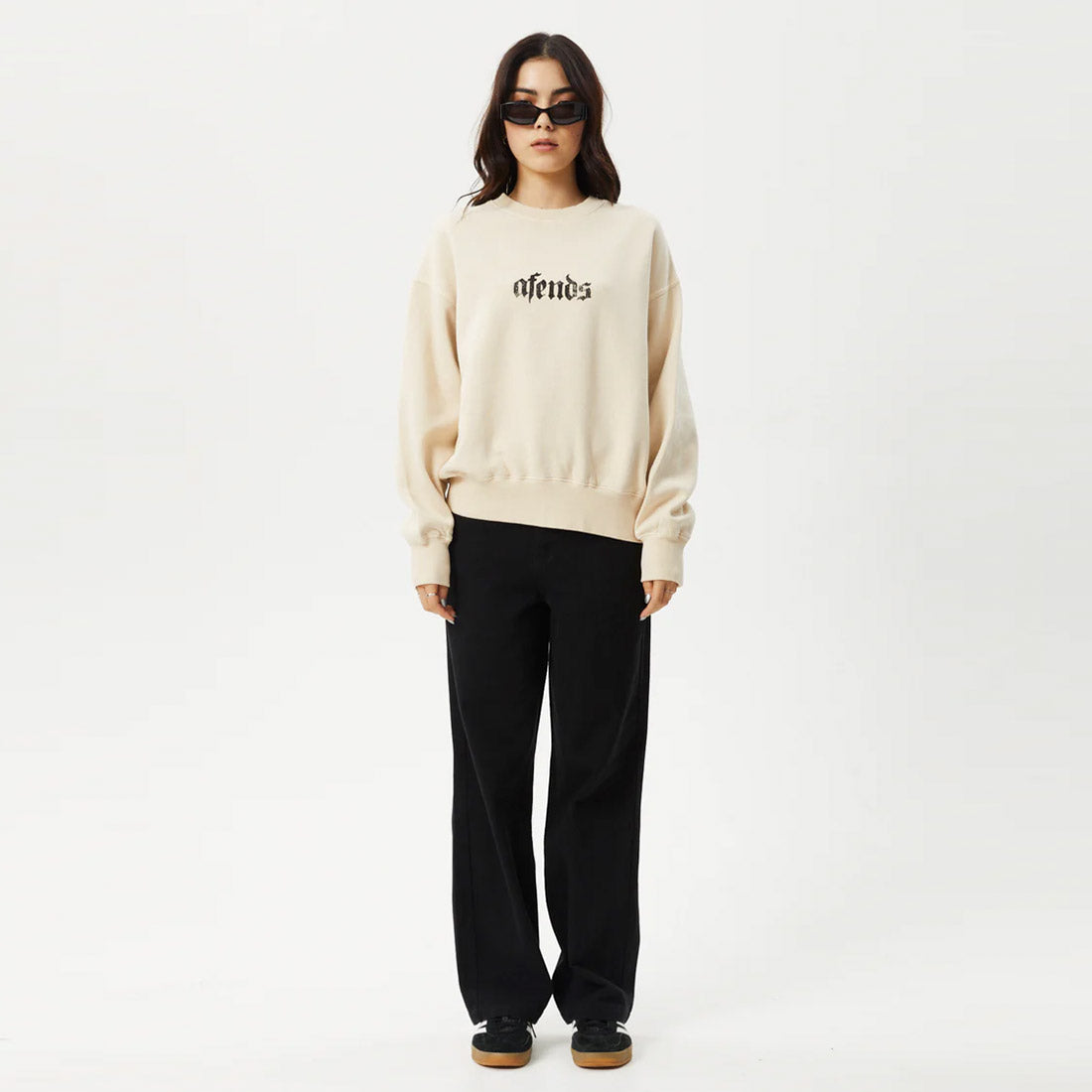 AFENDS Women's Scorpio Crew - Sand
