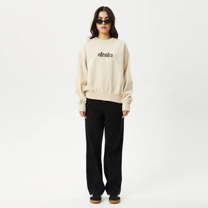 AFENDS Women's Scorpio Crew - Sand