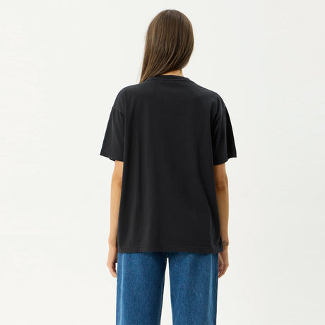 AFENDS Women's Sea Siren Oversized Tee - Stone Black
