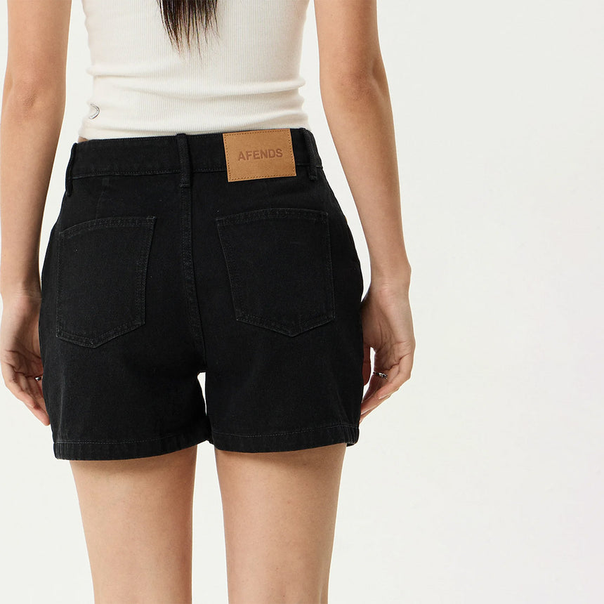 AFENDS Women's Seventy Threes Denim Short - Washed Black