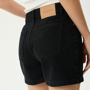 AFENDS Women's Seventy Threes Denim Short - Washed Black