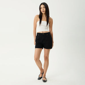 AFENDS Women's Seventy Threes Denim Short - Washed Black