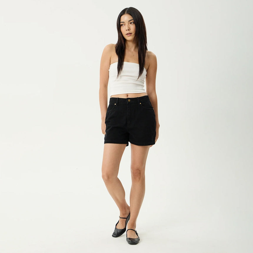 AFENDS Women's Seventy Threes Denim Short - Washed Black