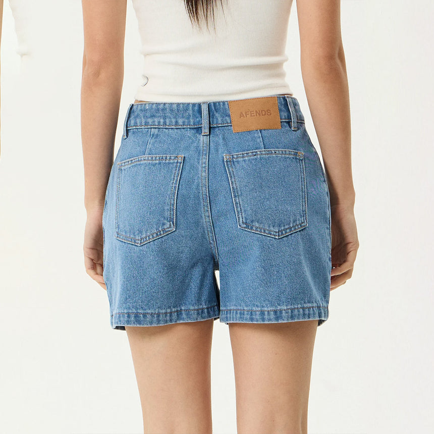 AFENDS Women's Seventy Threes Denim Short - Worn Blue