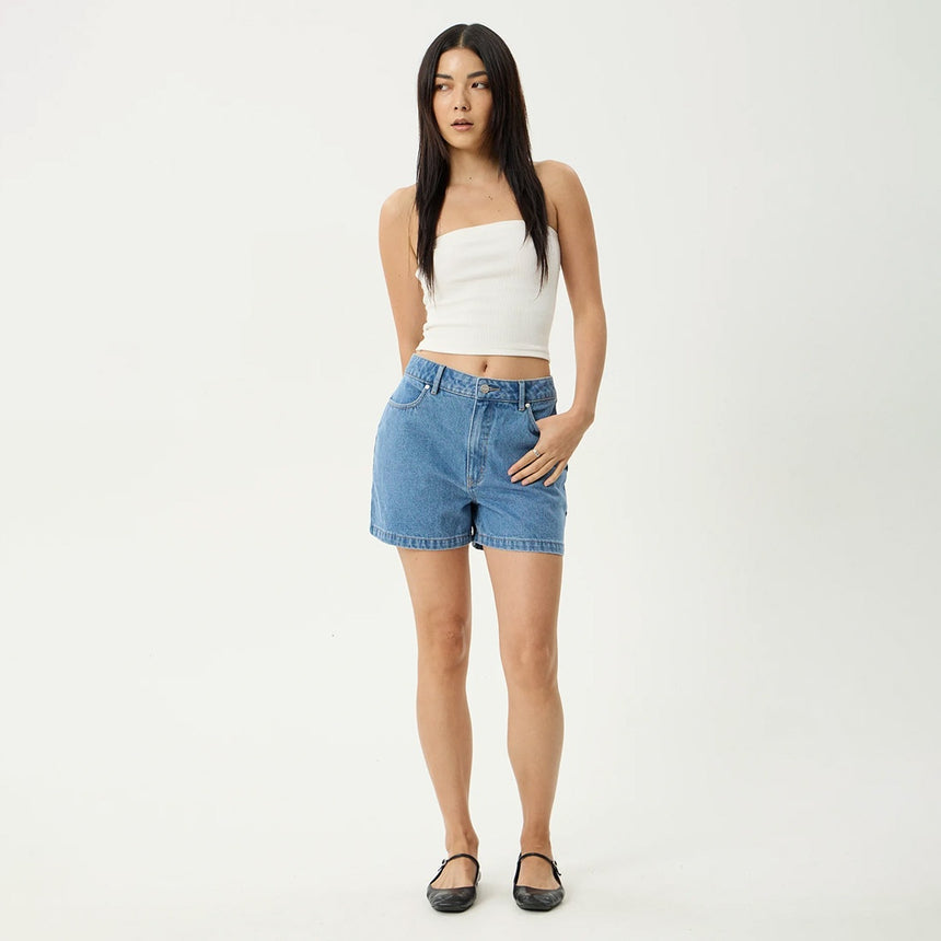 AFENDS Women's Seventy Threes Denim Short - Worn Blue