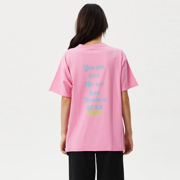 AFENDS Women's Soleil Recycled Oversized Tee - Pink
