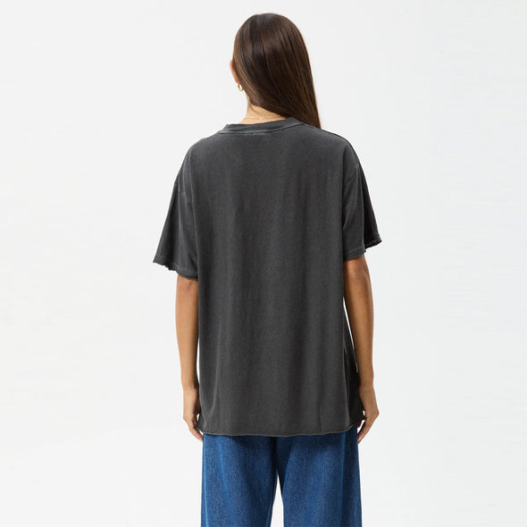 AFENDS Women's Still Life Oversized Tee - Stone Black