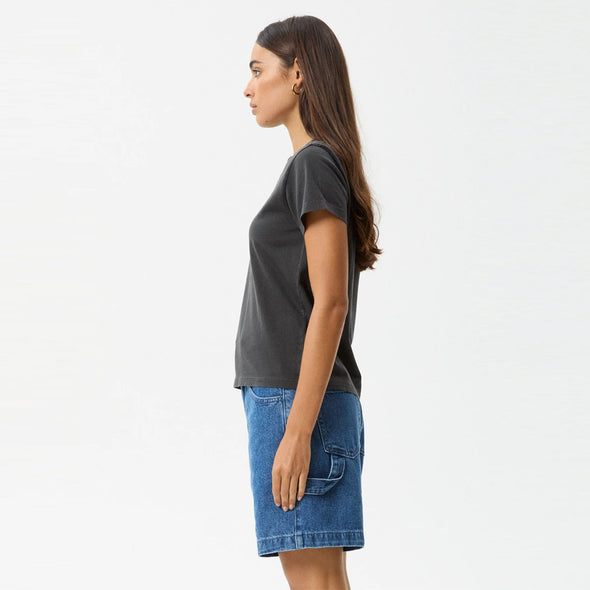 AFENDS Women's Sun Siren Regular Tee - Stone Black