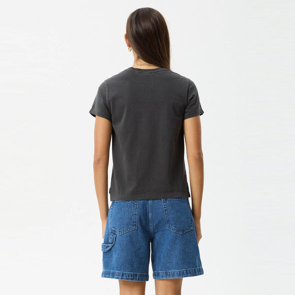 AFENDS Women's Sun Siren Regular Tee - Stone Black