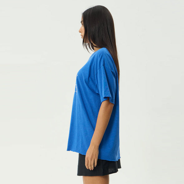 AFENDS Women's Sunbake Oversized Tee - Marina