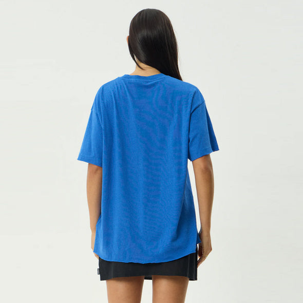 AFENDS Women's Sunbake Oversized Tee - Marina