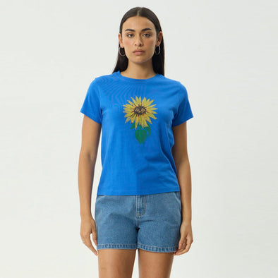 AFENDS Women's Sunnyflower Regular Tee - Marina