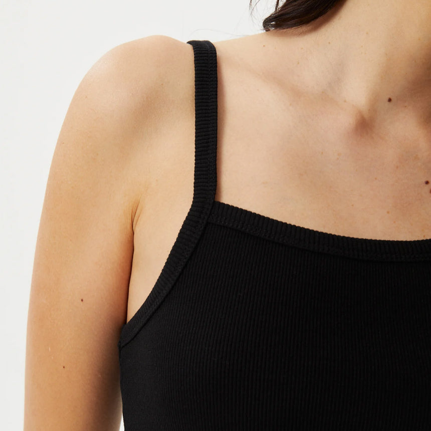 AFENDS Women's Taylor Rib Singlet - Black