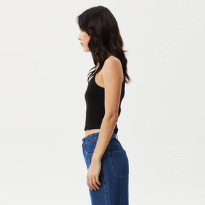 AFENDS Women's Taylor Rib Singlet - Black