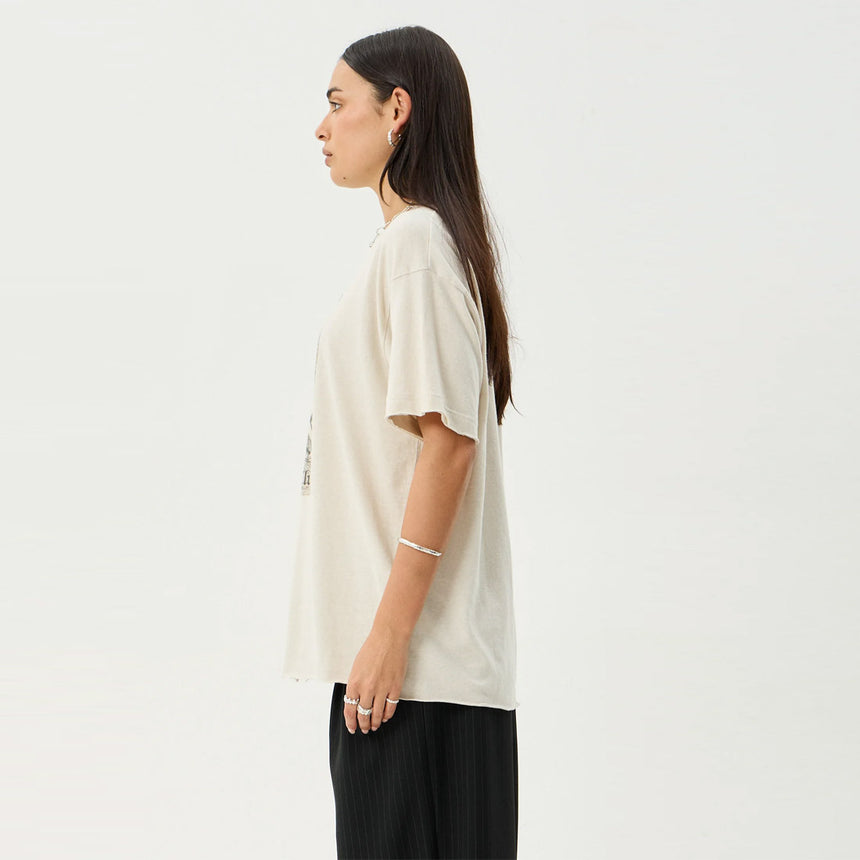 AFENDS Women's Temptation Oversized Tee - Moonbeam