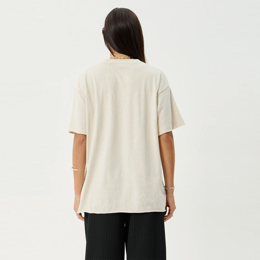 AFENDS Women's Temptation Oversized Tee - Moonbeam