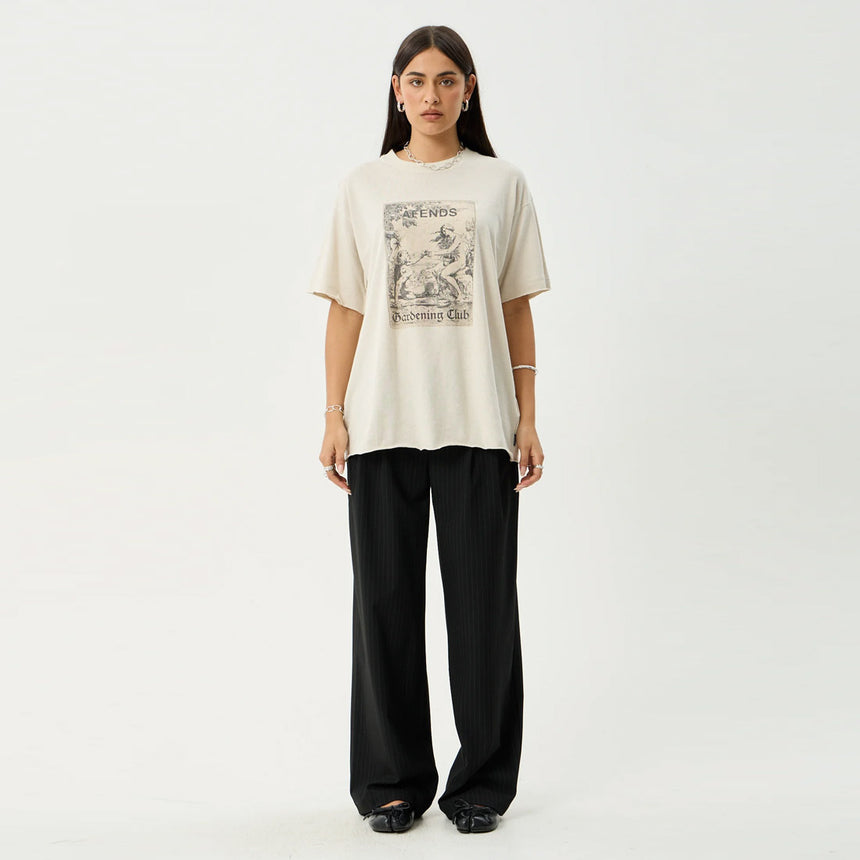 AFENDS Women's Temptation Oversized Tee - Moonbeam