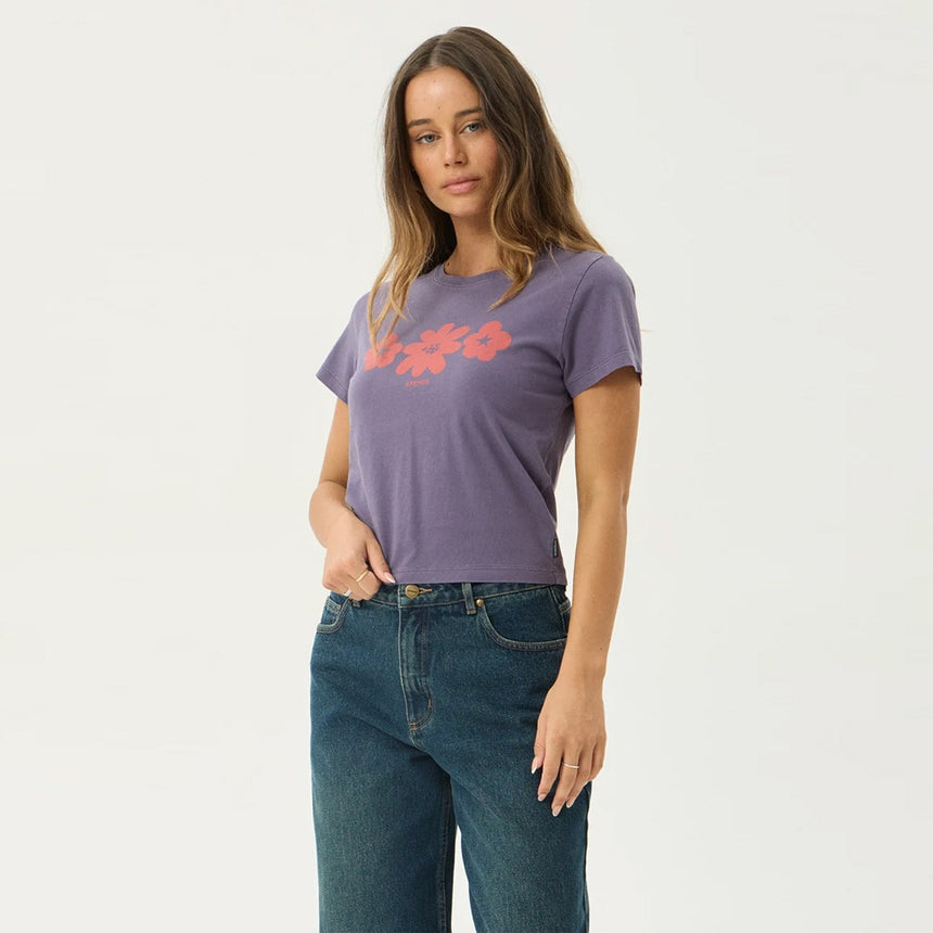 AFENDS Women's Terra Baby Tee - Vintage Aubergine