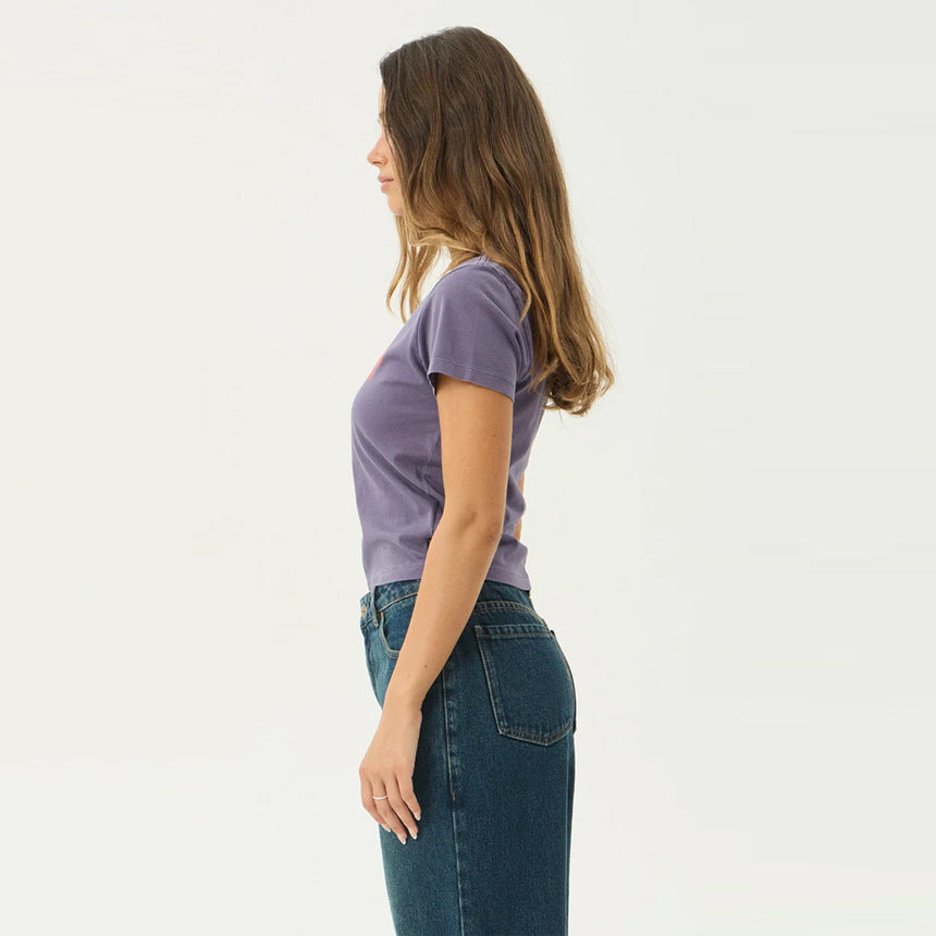 AFENDS Women's Terra Baby Tee - Vintage Aubergine