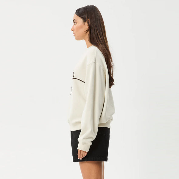 AFENDS Women's Tranquil Crew - Moonbeam