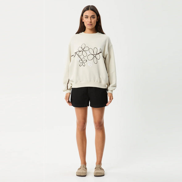 AFENDS Women's Tranquil Crew - Moonbeam