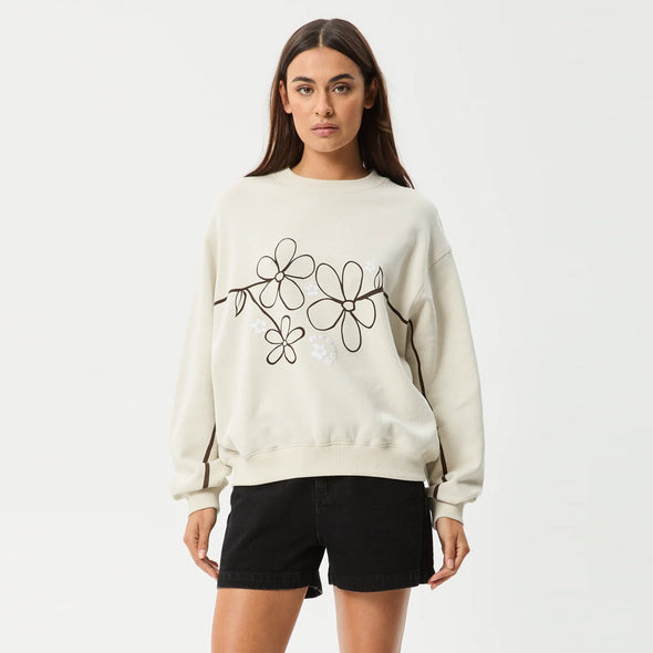 AFENDS Women's Tranquil Crew - Moonbeam