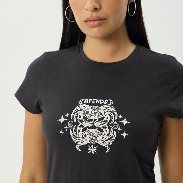 AFENDS Women's Tropic of Cancer Baby Tee - Black
