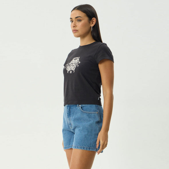 AFENDS Women's Tropic of Cancer Baby Tee - Black