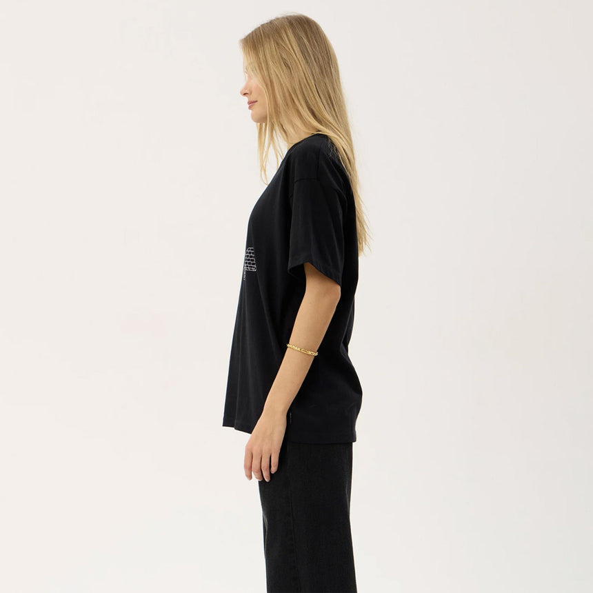 AFENDS Women's Unbound Recycled Oversized Tee - Black