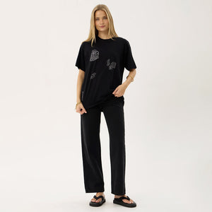 AFENDS Women's Unbound Recycled Oversized Tee - Black