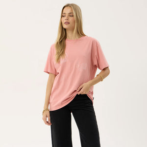 AFENDS Women's Unbound Recycled Oversized Tee - Dusty Pink