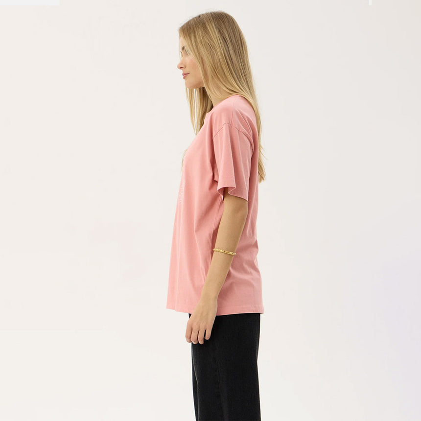 AFENDS Women's Unbound Recycled Oversized Tee - Dusty Pink