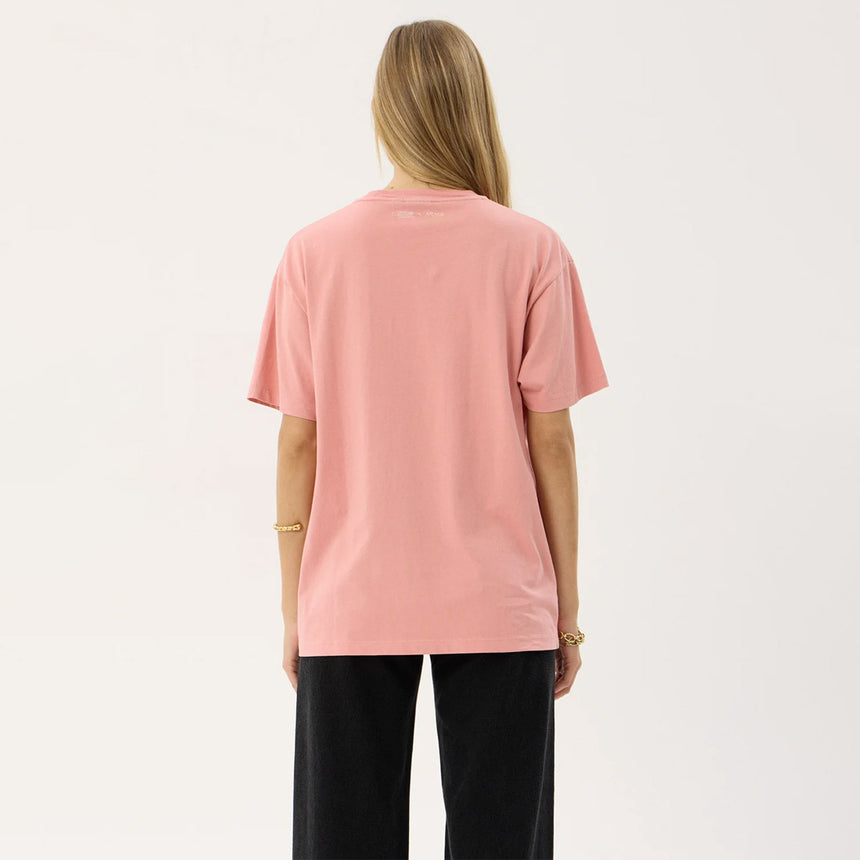 AFENDS Women's Unbound Recycled Oversized Tee - Dusty Pink