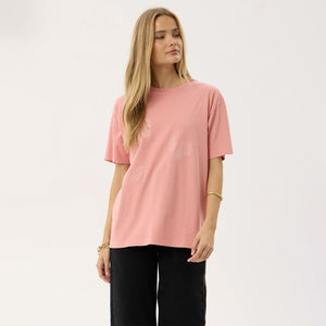 AFENDS Women's Unbound Recycled Oversized Tee - Dusty Pink
