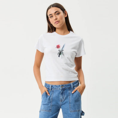 AFENDS Women's Valentine Baby Tee - White