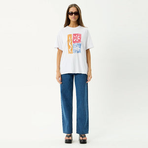AFENDS Women's Zephyr Oversized Tee - White