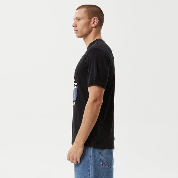 AFENDS Zen Feeling Retro Fit Tee - Black