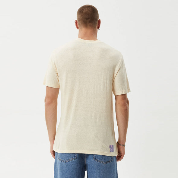 AFENDS Zen Feeling Retro Fit Tee - Sand