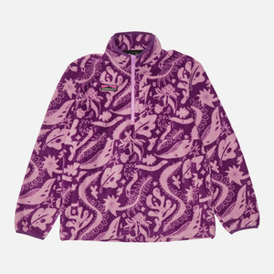 AIRBLASTER Fleece Half Zip - Blackberry Earth Life