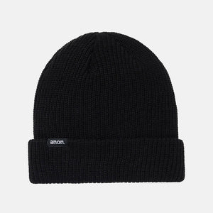 ANON Cuff Beanie - True Black