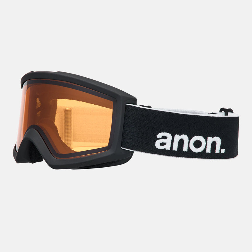 ANON Helix 2.0 Low Bridge Fit Non-Mirror Goggle 2026 - Black/Amber