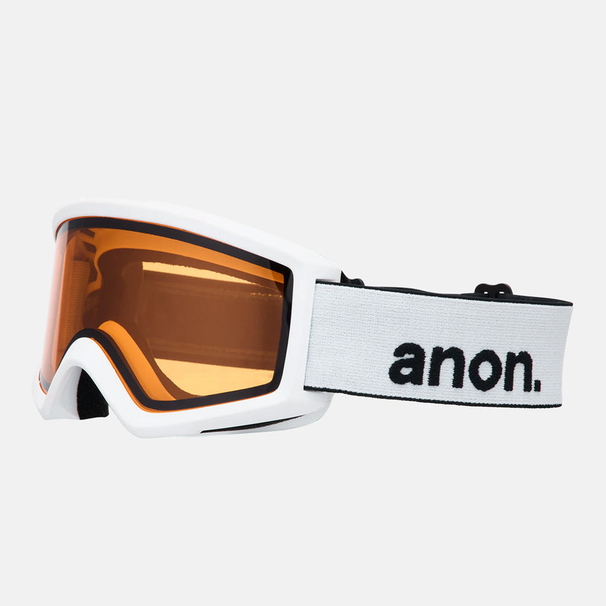 ANON Helix 2.0 Low Bridge Fit Non-Mirror Goggle 2026 - White/Amber