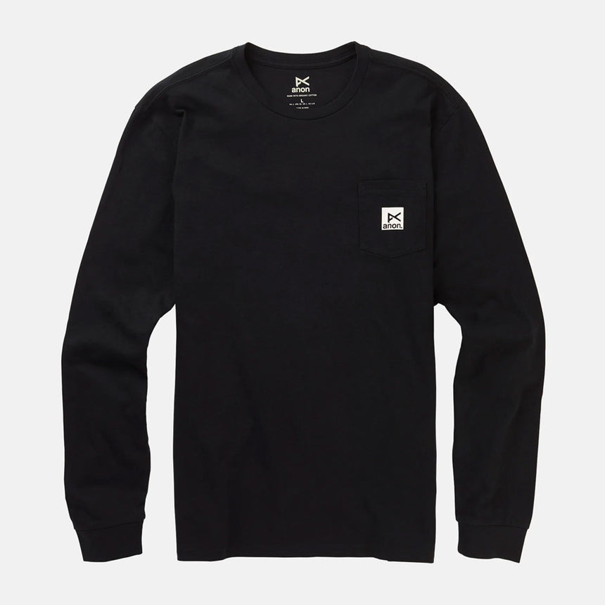 ANON Long Sleeve Tee - True Black