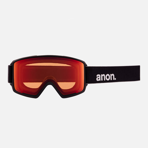ANON M3 Goggle + MFI Facemask 2024 - Black/Perceive Sunny Red