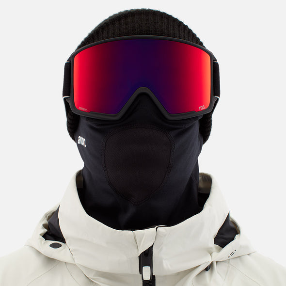 ANON M3 Goggle + MFI Facemask 2024 - Black/Perceive Sunny Red