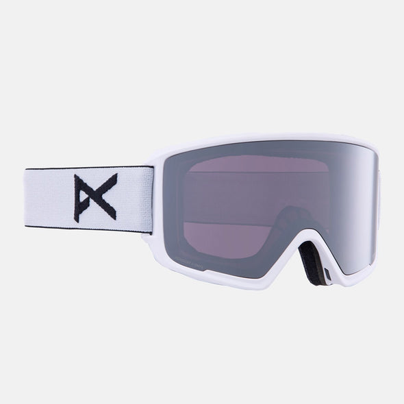 ANON M3 Low Bridge Fit Goggle + MFI Facemask 2025 - White/Perceive Sunny Onyx